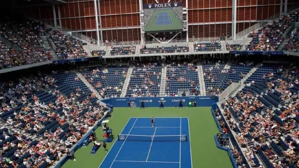 Un court de l'US Open