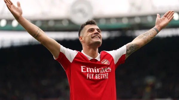 Le milieu de terrain suisse Granit Xhaka