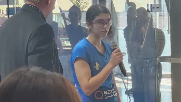 Amina Orfi, joueuse égyptienne de squash