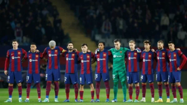 Des joueurs du Barça