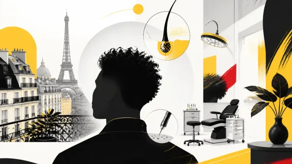 Illustration editoriale pour Regenae, le nouveau phénomène beauté à Paris