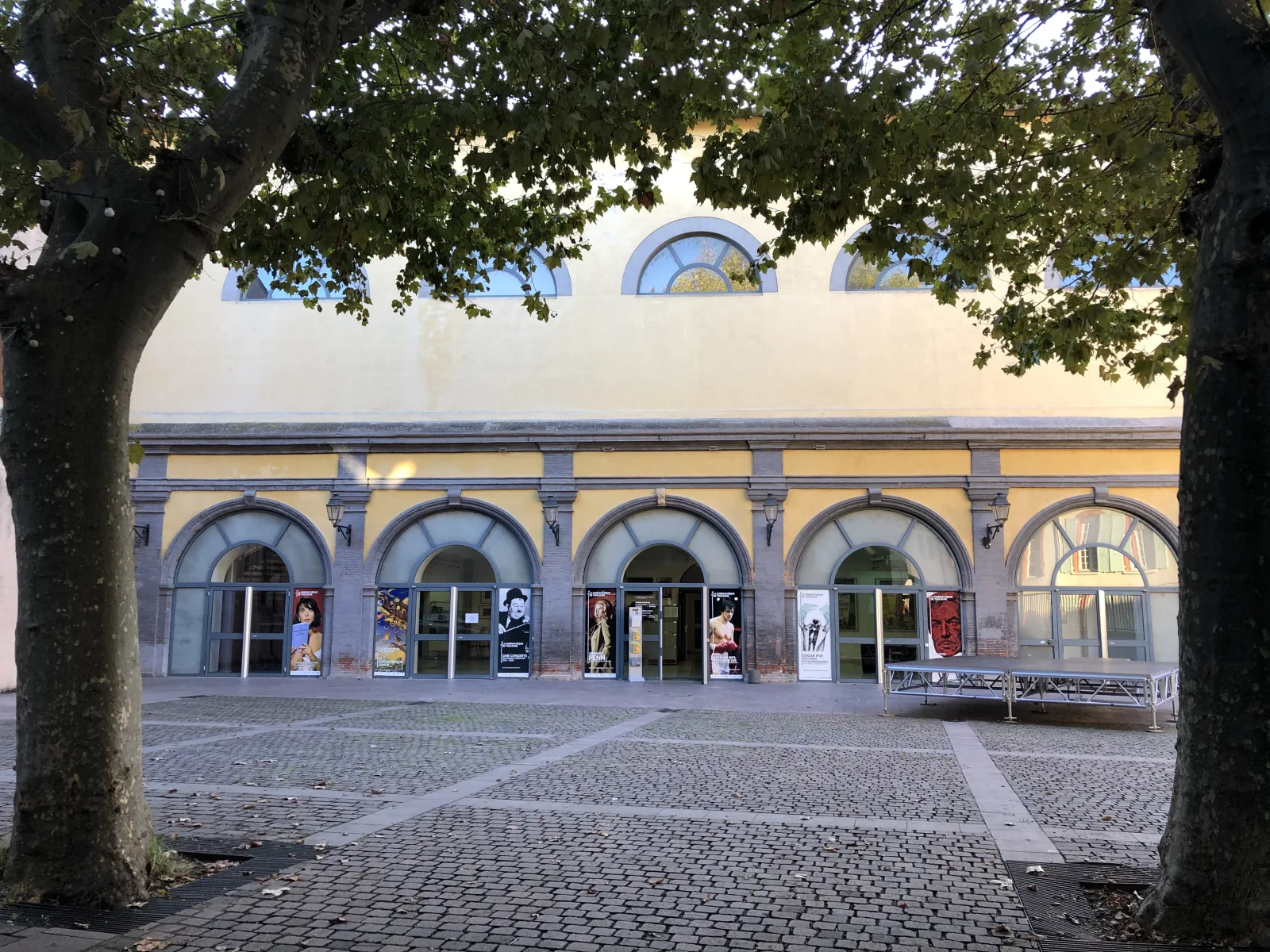 Cour de la Cinémathèque de Toulouse, lieu de l’avant-première de « 16 Mesures »