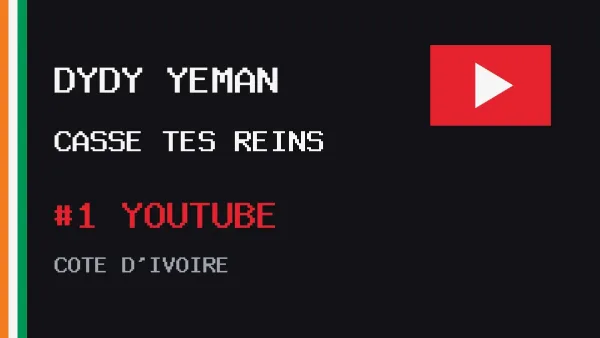 Dydy Yeman - Casse tes reins n°1 sur YouTube Côte d’Ivoire