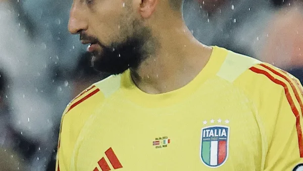 Gianluigi Donnarumma avec la sélection italienne