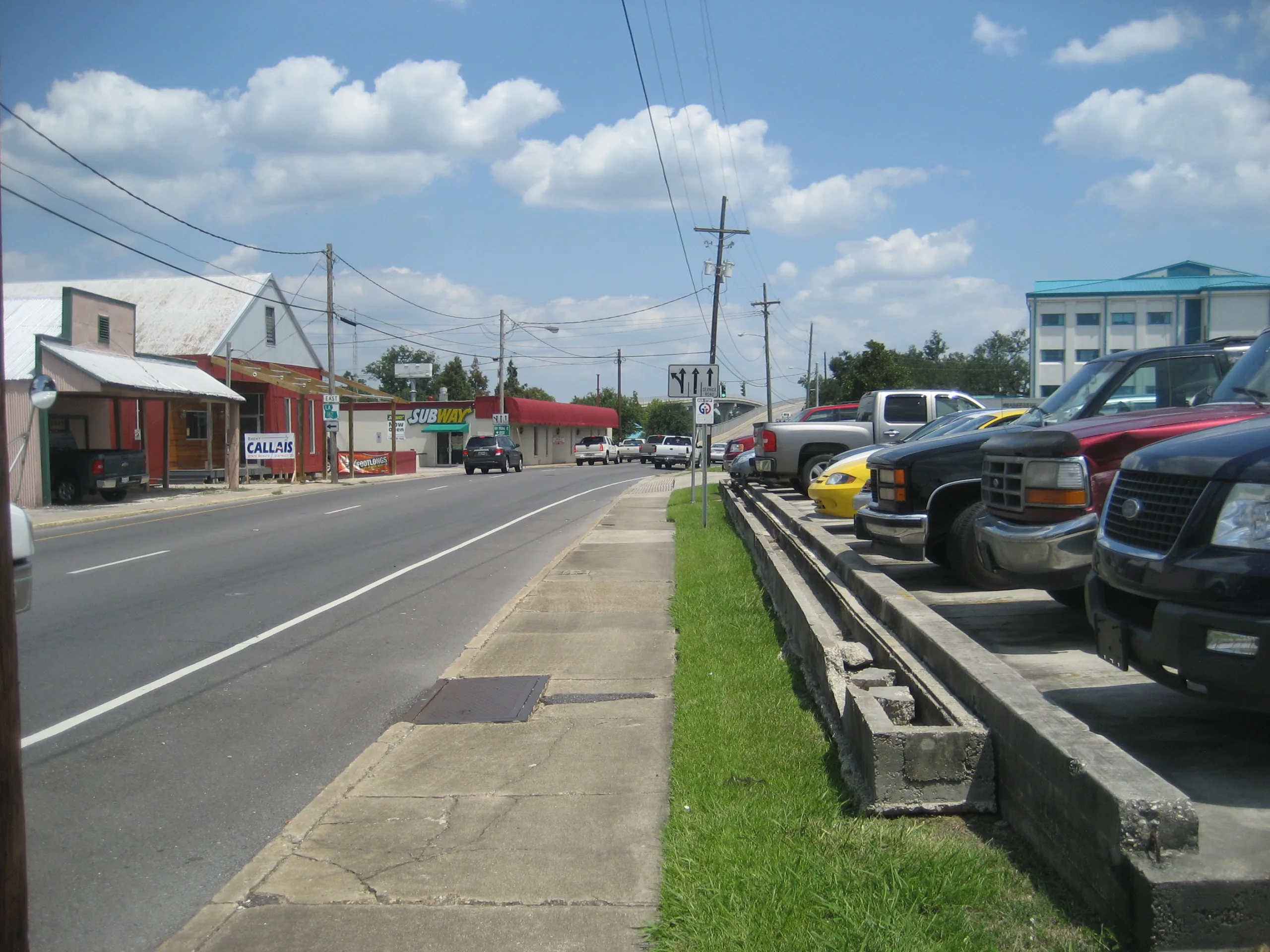 Vue de Houma, en Louisiane