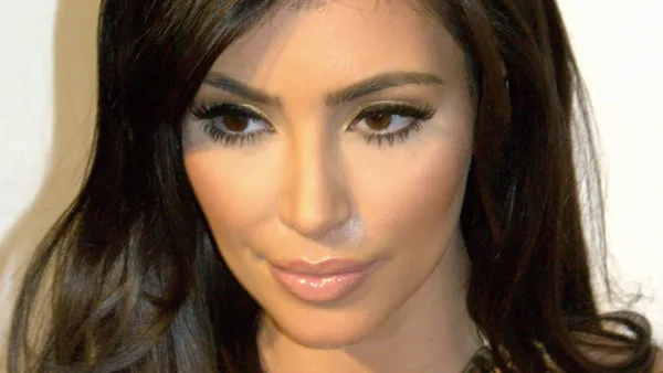 Kim Kardashian lors d’une séance photo en 2009