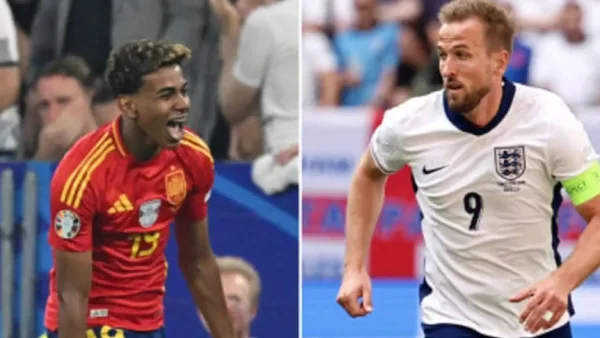 Lamine Yamal et Harry Kane