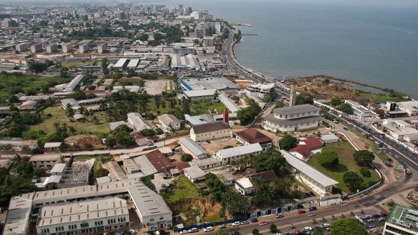 Ville de Libreville au Gabon