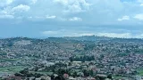Panorama d’Antananarivo depuis Akamasoa Ambohimahitsy, à Madagascar.