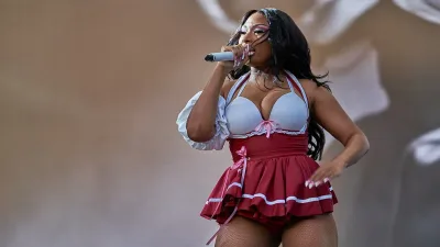 Megan Thee Stallion en concert au Superbloom Festival en 2022