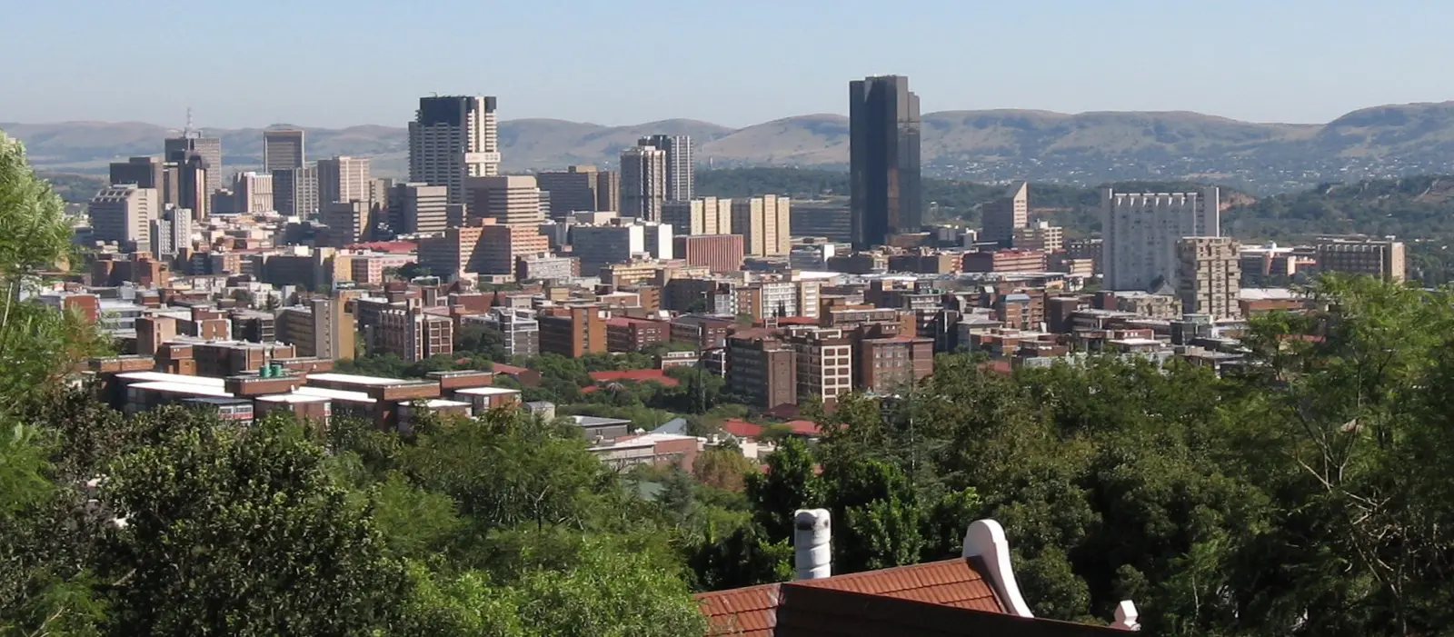 Vue générale de Pretoria, capitale administrative de l’Afrique du Sud