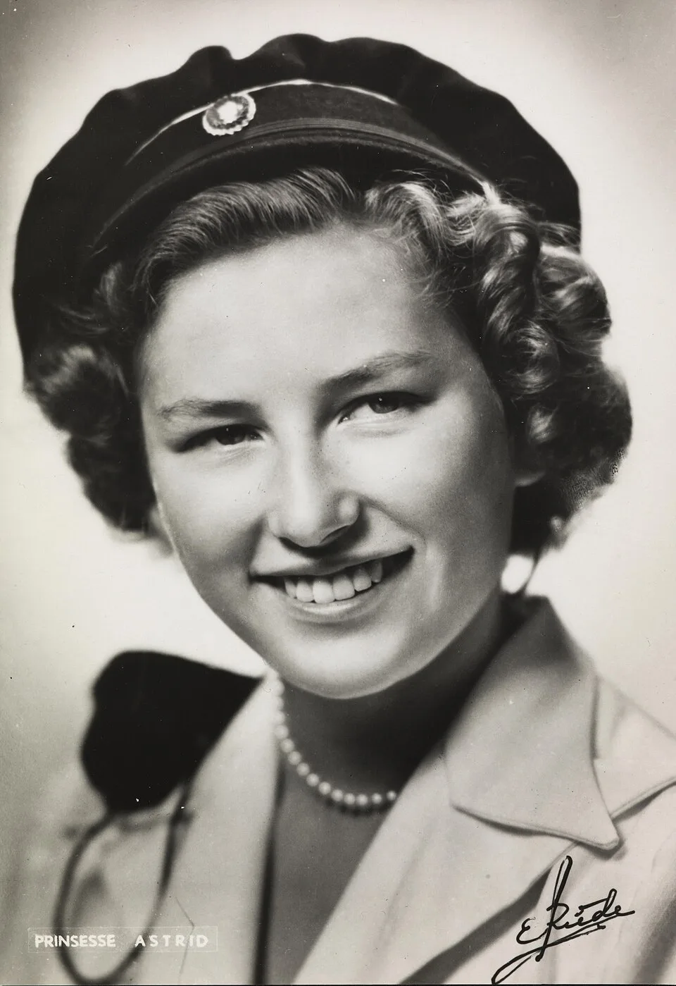 La princesse Astrid de Norvège en 1950