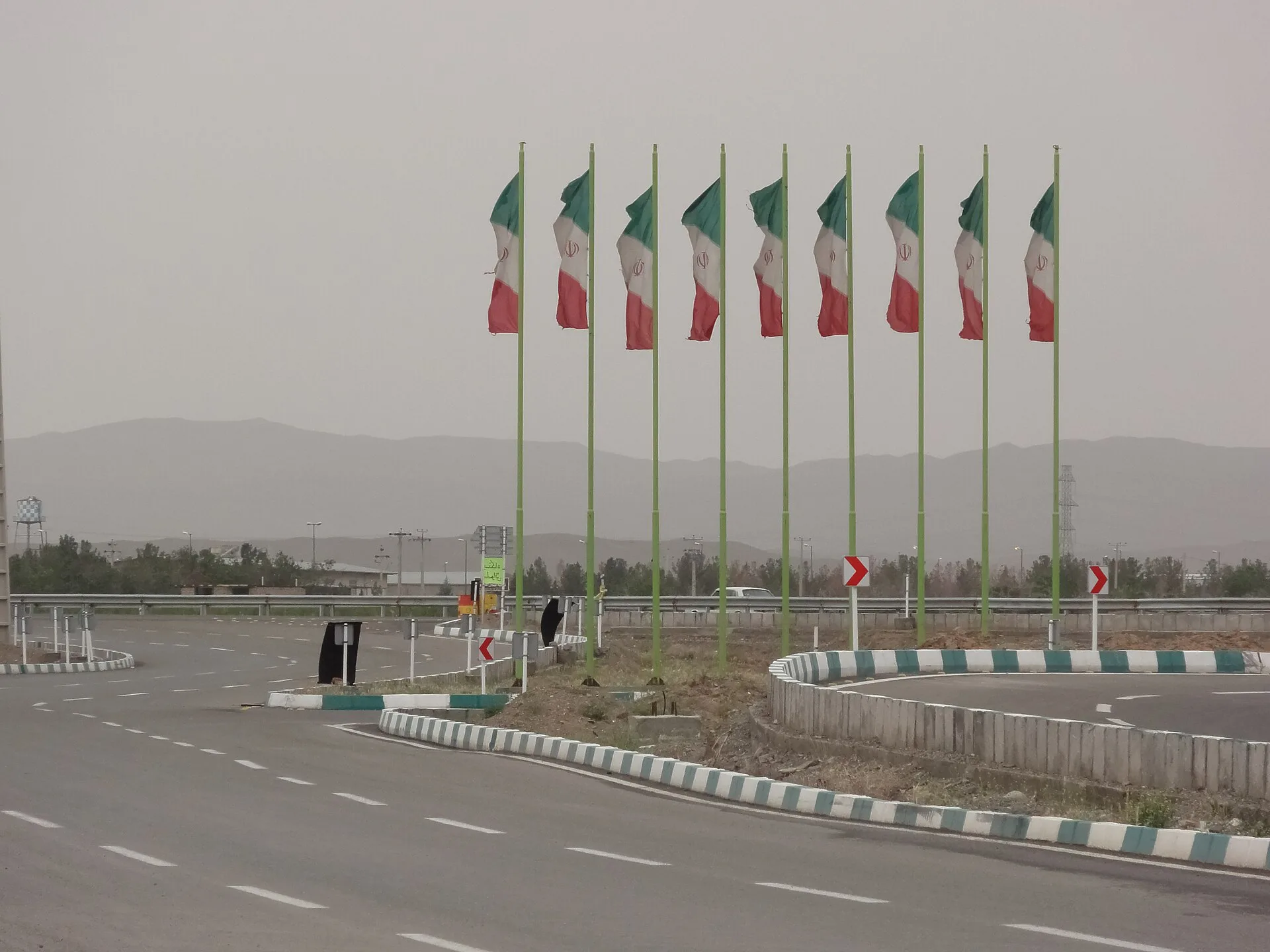 Drapeau de l’Iran — photo d’illustration, sans lien avec les frappes évoquées