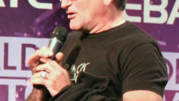 Robin Williams lors du BBC World Debate en 2008