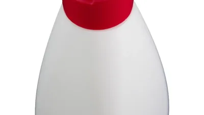 Flacon de shampoing générique, illustration d’un rappel de produit capillaire