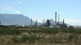 Raffinerie de pétrole au Cap en Afrique du Sud