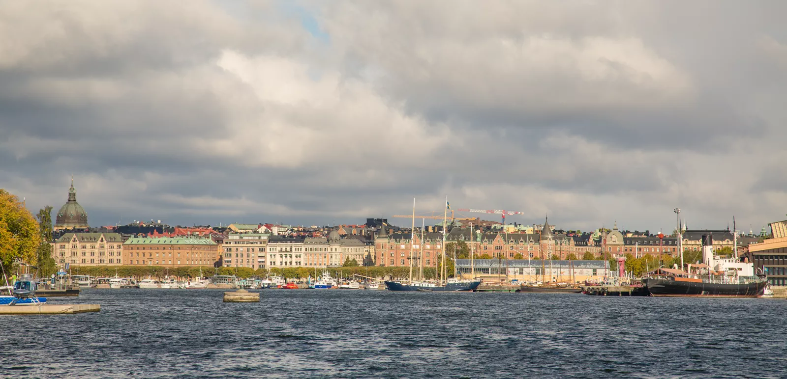 Vue générale de Stockholm, capitale de la Suède