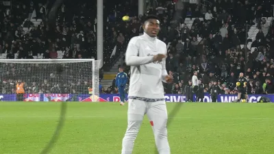Taiwo Awoniyi lors d’un échauffement, photo d’archives