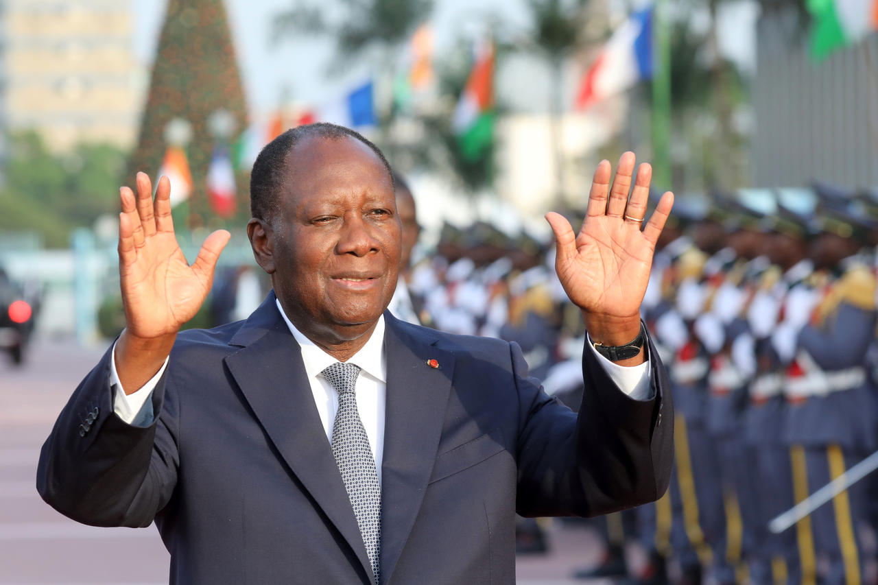 Alassane Ouattara @courrierinternational.com