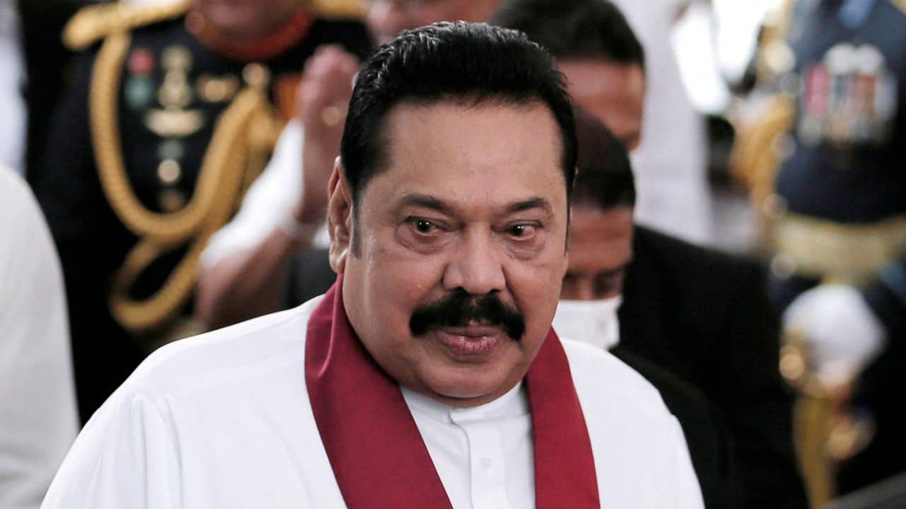 Le Premier ministre sri-lankais Mahinda Rajapaksa