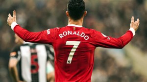 Cristiano Ronaldo sous le maillot de Manchester United