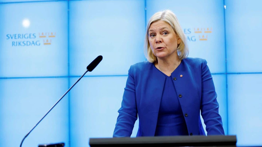 Magdalena Andersson, Première ministre suédoise.