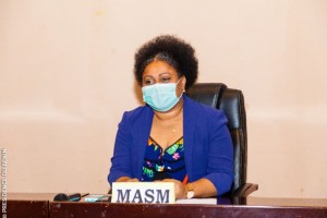 Véronique Tognifodé, ministre des affaires sociales et de la microfinance