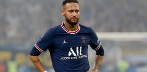 L’attaquant du PSG Neymar lors d'un match avec son équipe