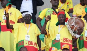 Des supporters béninois lors d'un match des Ecureuils