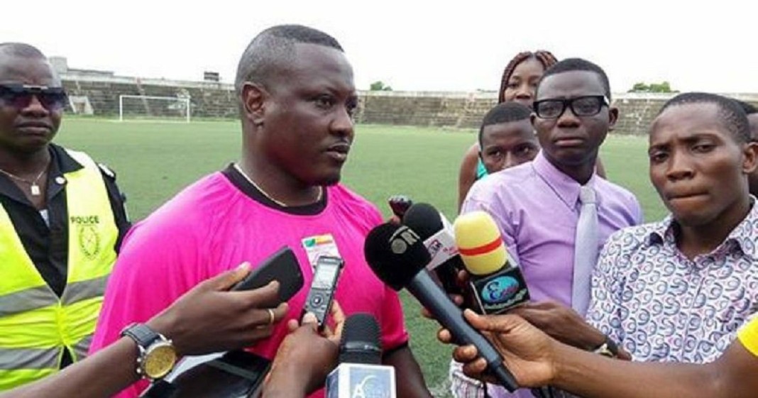 L'ancien sélectionneur du Bénin Oumar Tchomogo lors d'une interview accordée Ã  la presse locale