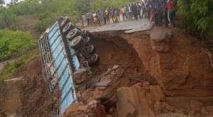 Effondrement d'un pont Ã  Malanville