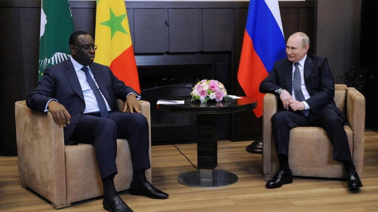 Macky Sall et Vladimir Poutine à Sotchi