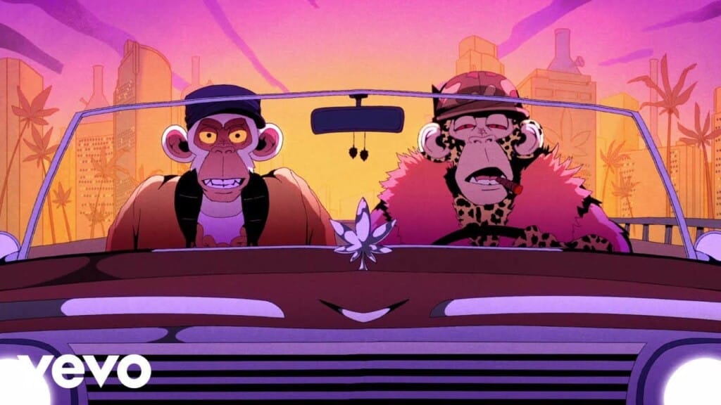 Eminem et Snoop Dogg en studio, travaillant sur leur nouvelle collaboration musicale.