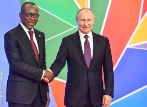 Patrice Talon et Vladimir Poutine