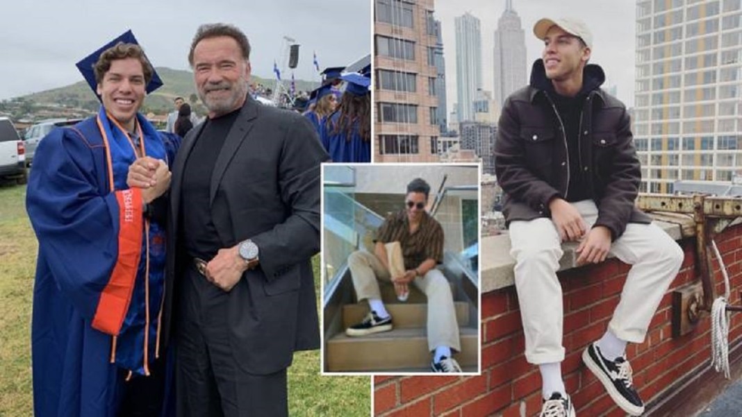 Arnold Schwarzenegger et son fils Joseph
