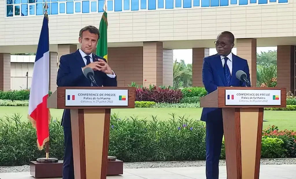 Emmanuel Macron et Patrice Talon