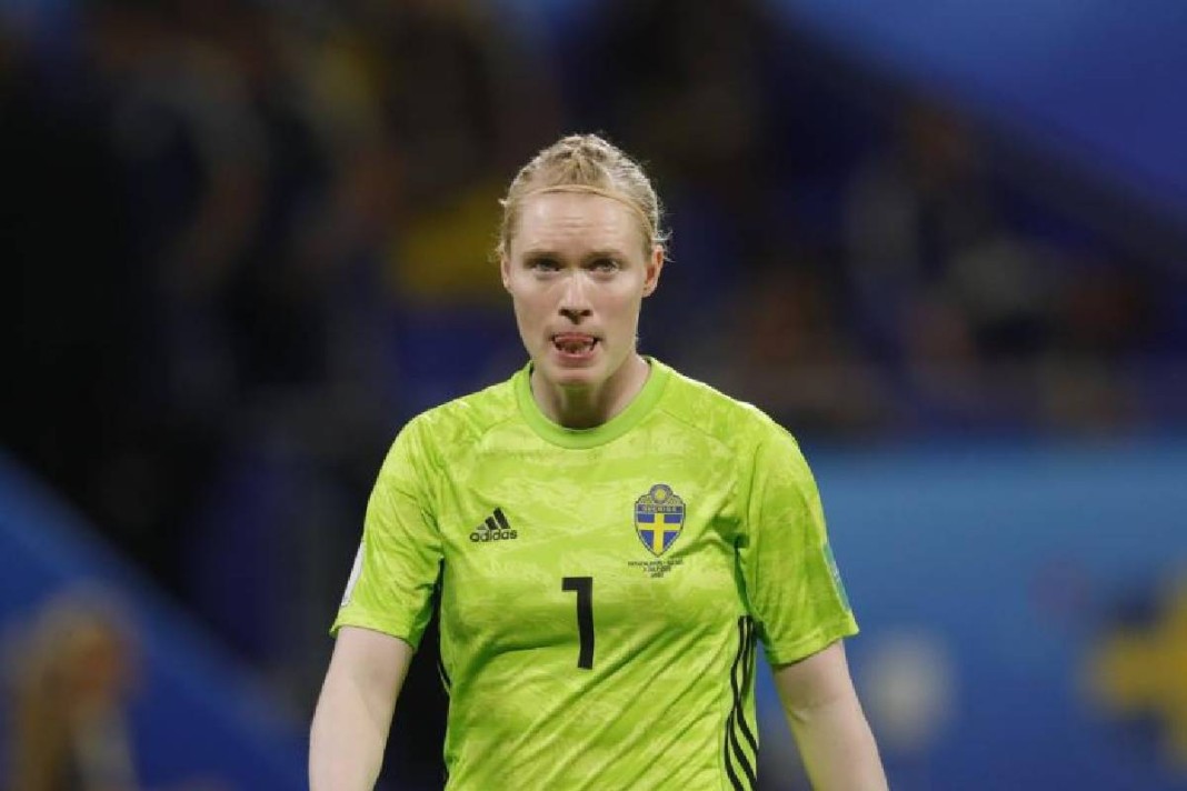 Hedvig Lindahl, gardienne de l'équipe féminine de la Suède
