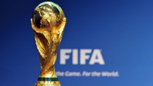 Le trophée de la Coupe du Monde