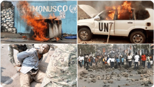 Goma : des bases de la MONUSCO vandalisées par les manifestants