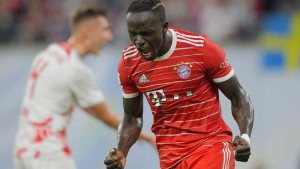 Sadio Mané buteur contre Leipzig en Supercoupe d'Allemagne le samedi 30 juillet 2022