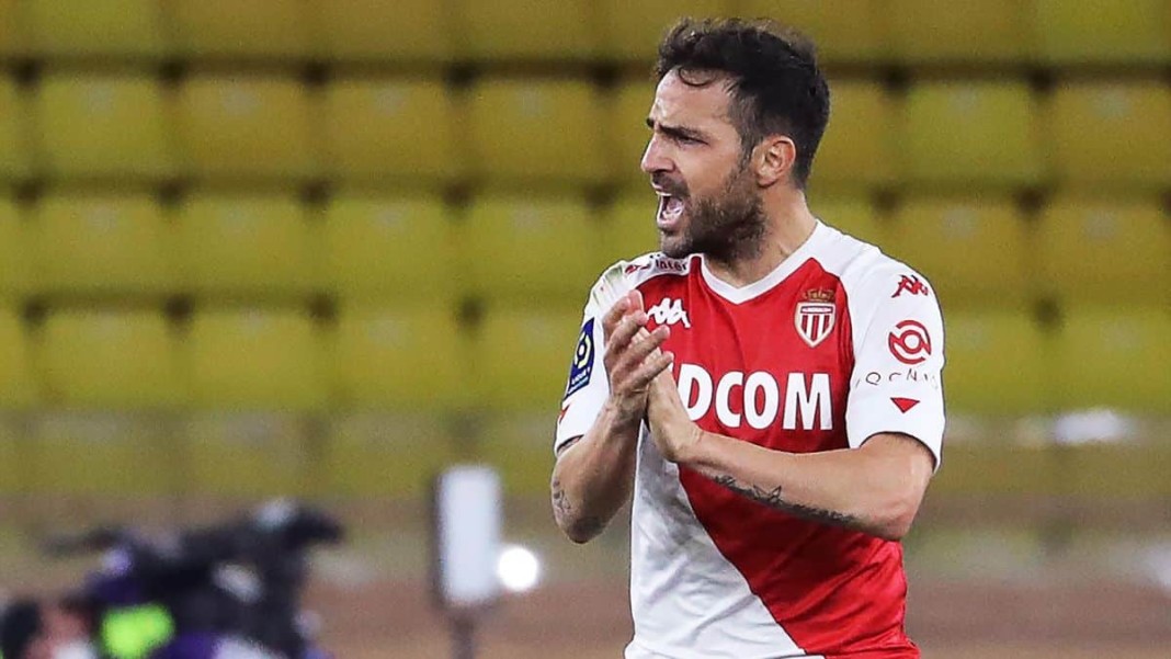 Cesc Fabregas avec le maillot de Monaco
