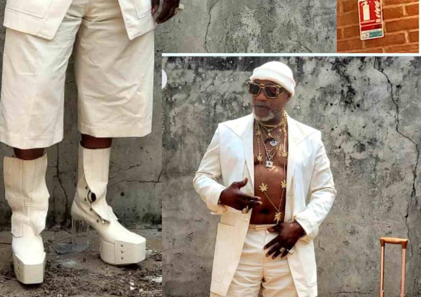 Koffi Olomidé et sa nouvelle paire de chaussure