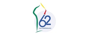 Logo officiel du 62e anniversaire de l'indépendance du Bénin