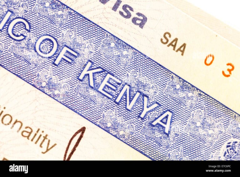 Kenya: une quarantaine de nationalité exemptées de visa Kenya: une quarantaine de nationalité exemptées de visa