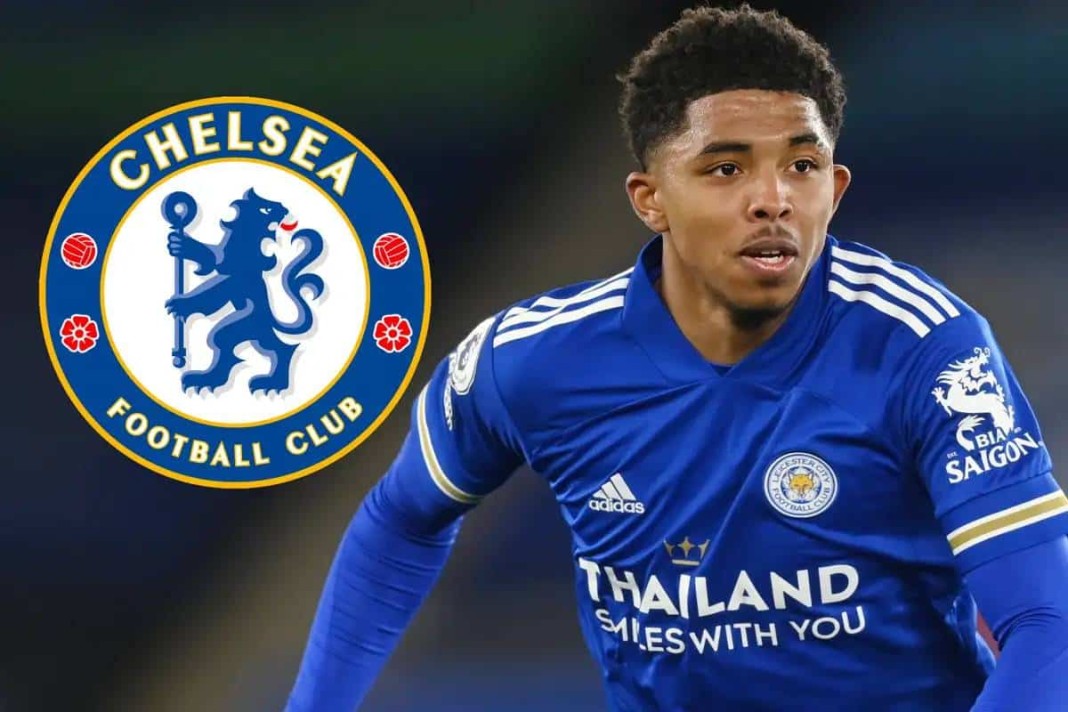 Wesley Fofana avec le maillot de Leicester