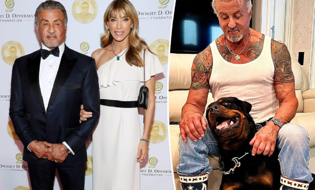 sylvester-stallone et sa femme Jennifer Falvin