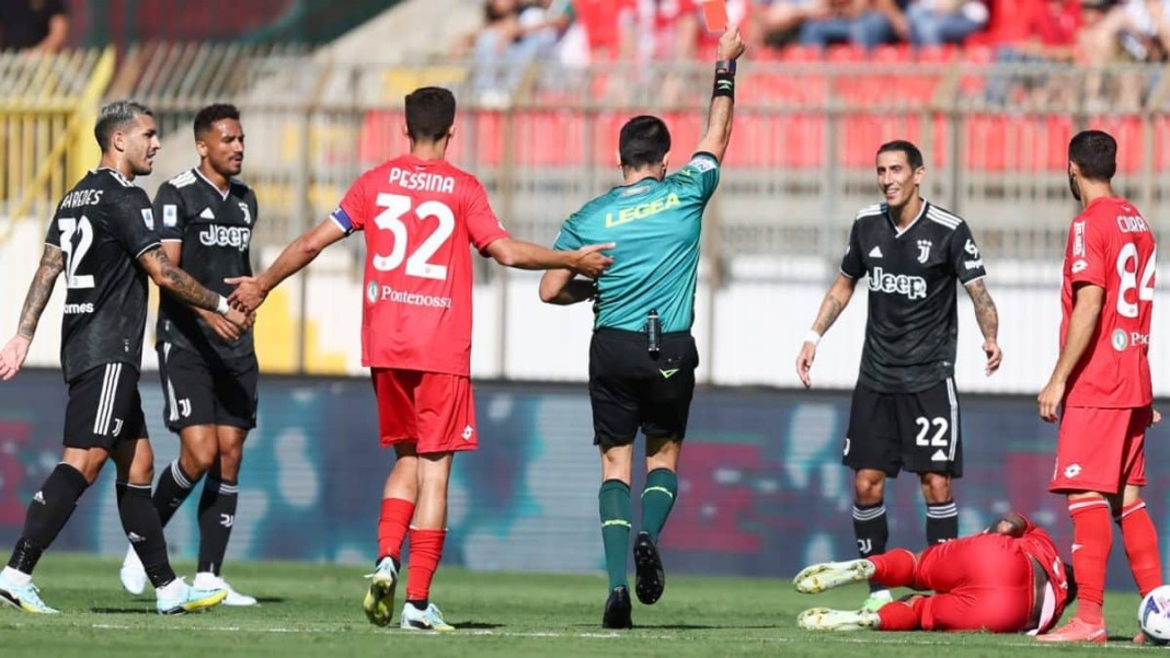 Angel-Di-Maria expulsé contre Monza en Serie A