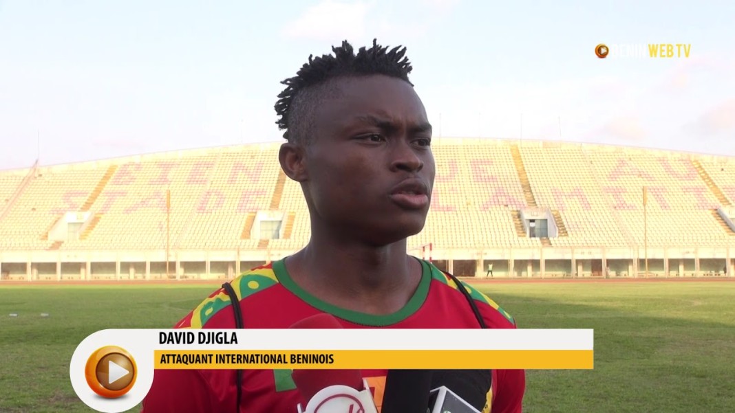David Djigla lors d'un match avec les Ecureuils du Bénin