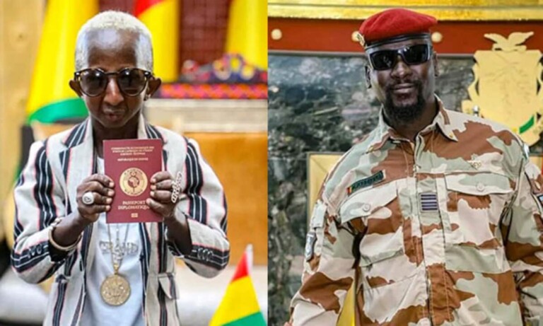 Guinée: le président Mamadi Doumbouya offre un passeport diplomatique à Grand P Guinée: le président Mamadi Doumbouya offre un passeport diplomatique à Grand P