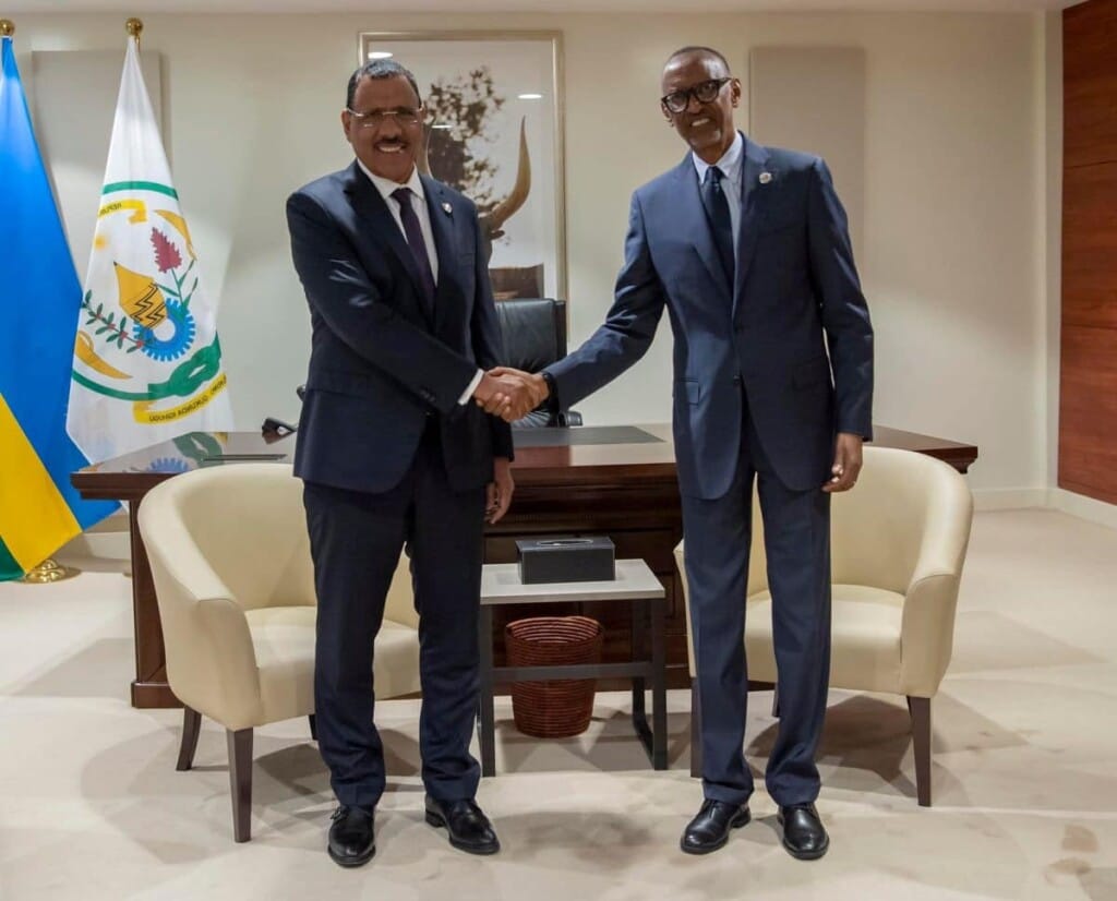 Les présidents Paul Kagame et Mohamed Bazoum @ Gouv Niger